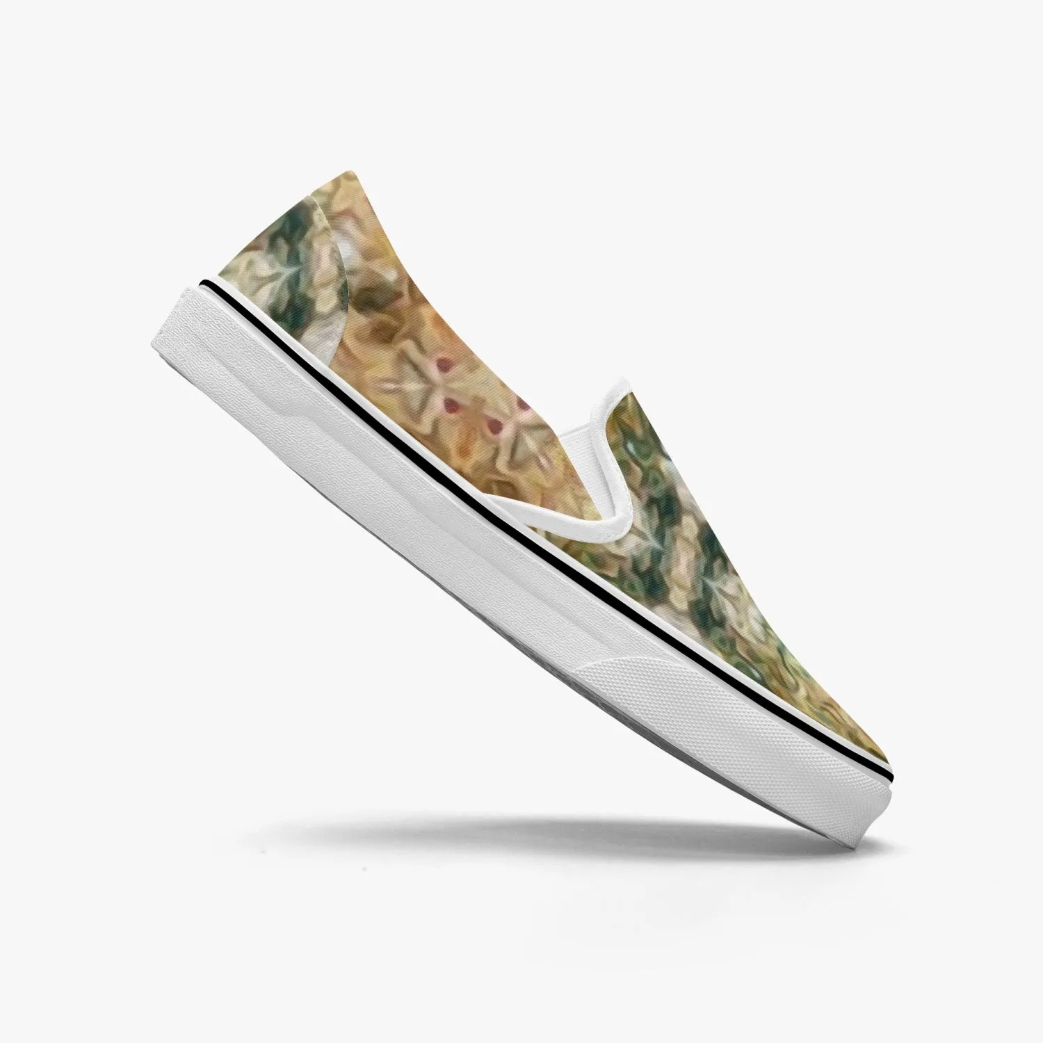 Amberwood Split-Style Psychedelic Slip-On Shoes