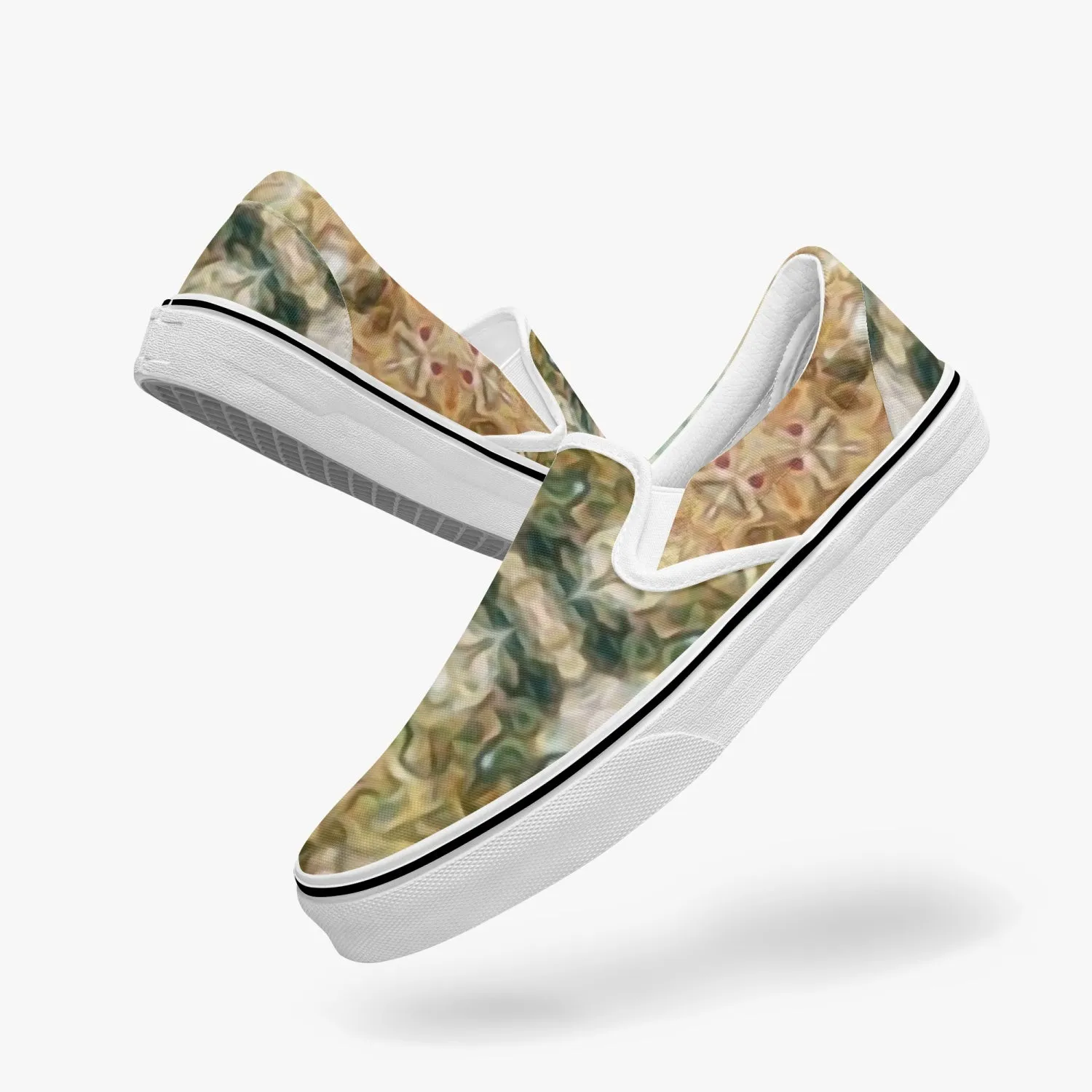 Amberwood Split-Style Psychedelic Slip-On Shoes