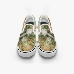 Amberwood Split-Style Psychedelic Slip-On Shoes