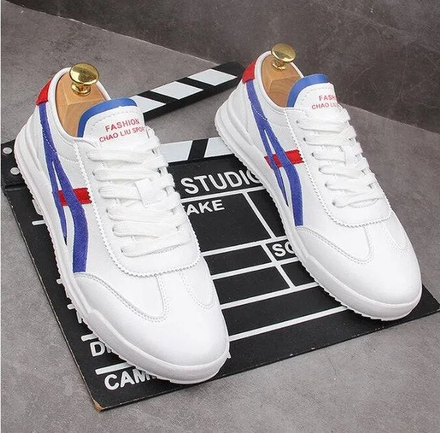 Autumn men's flat shoes designer sneakers