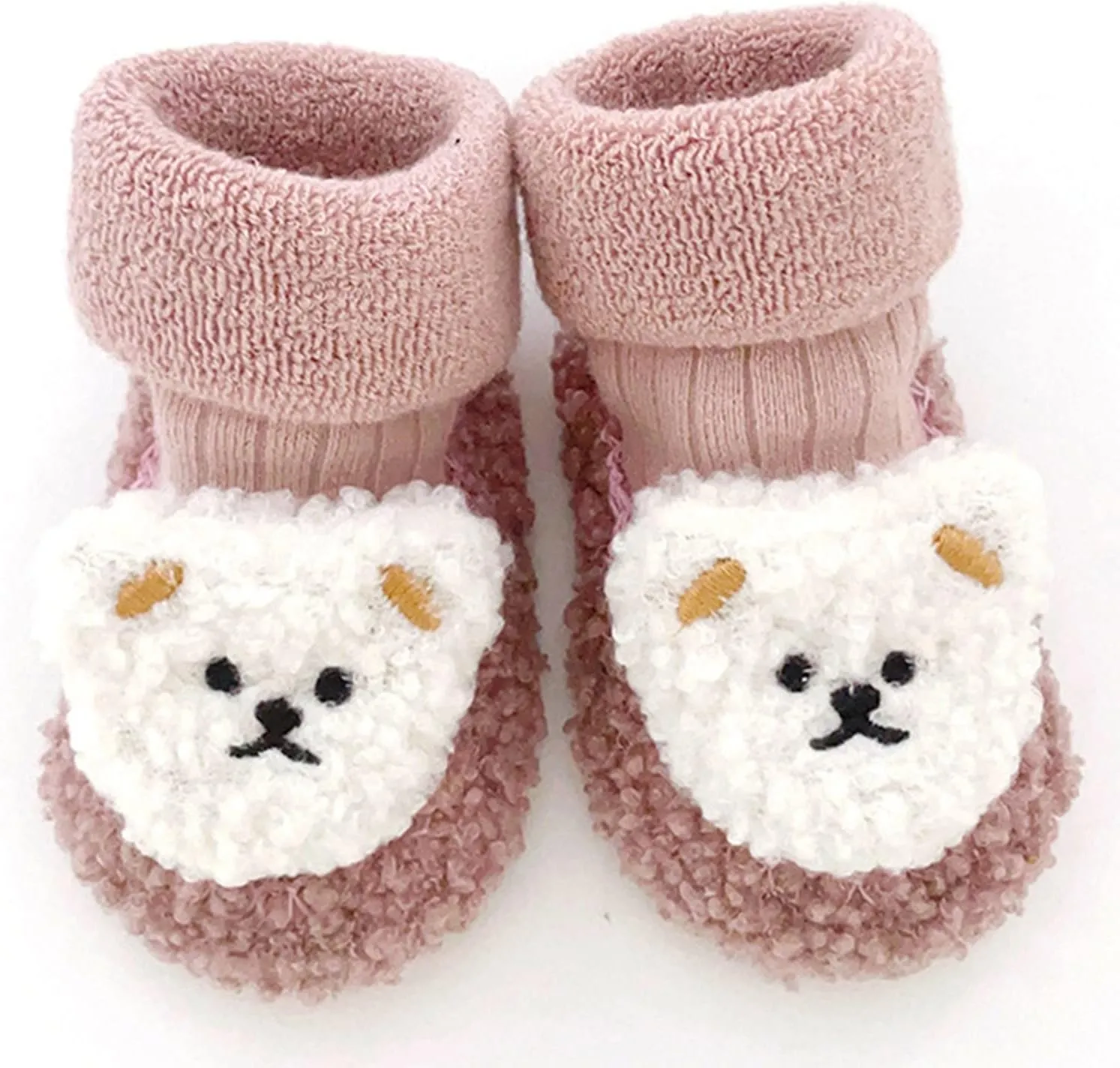 Baby Cartoon Plush Cotton Toddler Shoes 2024 Upgraded Baby Sock Shoes Baby Plush Cotton Toddler Shoes