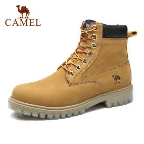 CAMEL Official Original Men's Boots Man Cushioning Leather Martin