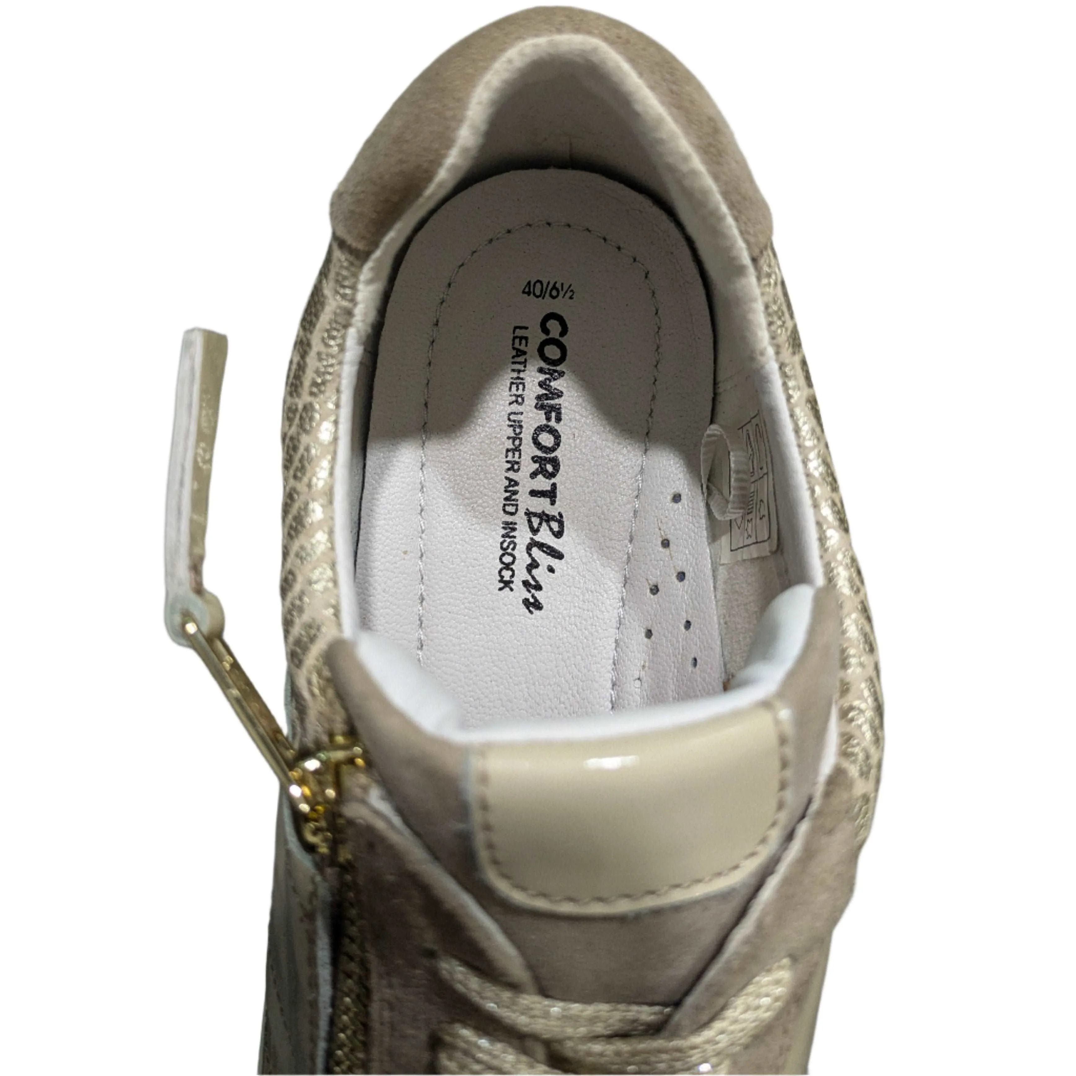 Comfort Bliss Women's Slip-On Sneakers - Black (Size UK 6.5 / EU 40)