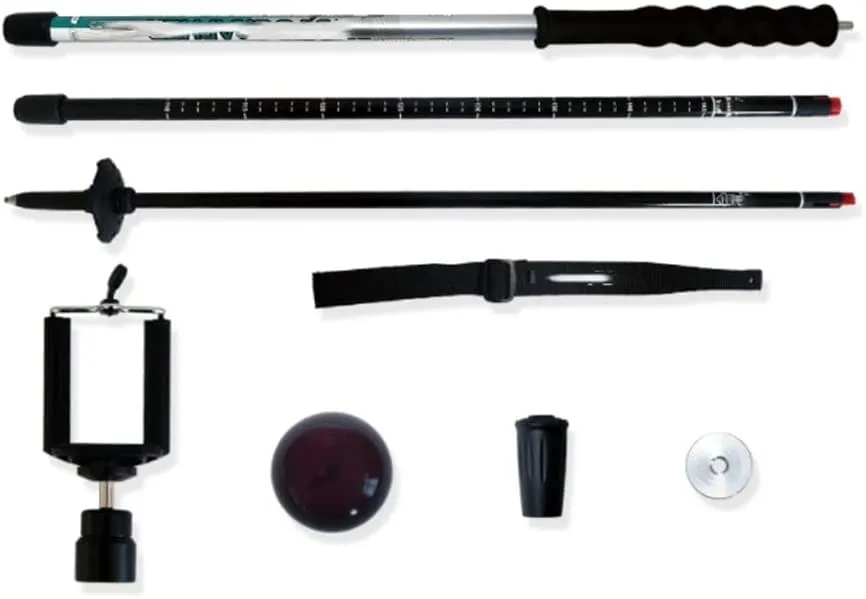 FEABCR Carbon Fiber Trekking Poles, Lightweight Hiking Poles