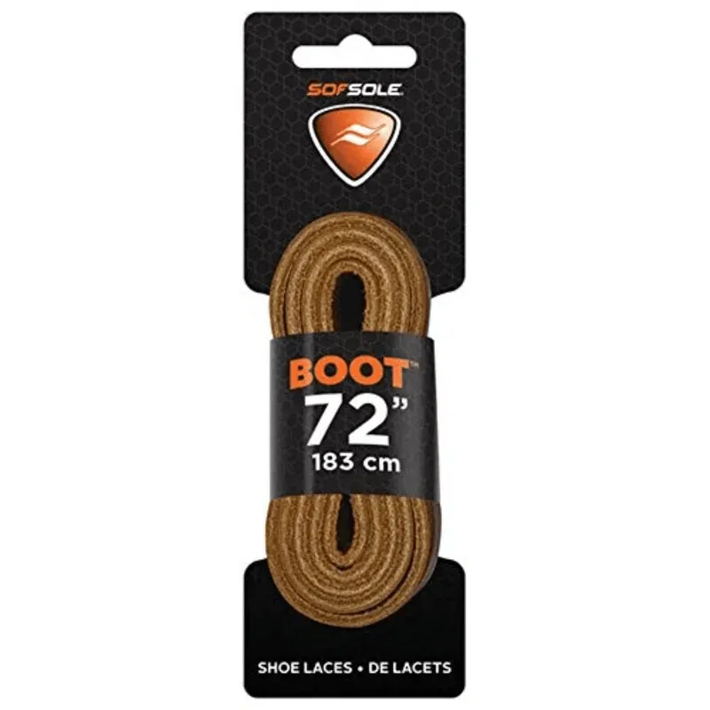 Flat Leather Raw Boot Lace