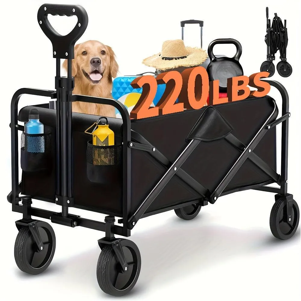 Heavy-Duty Collapsible Utility Wagon Cart