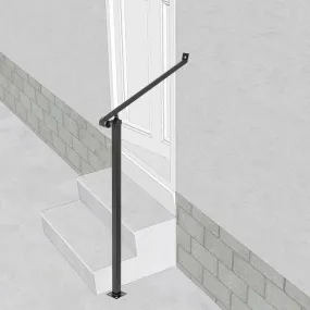 Heavy Duty Outdoor Metal Stair Steps Handrailing
