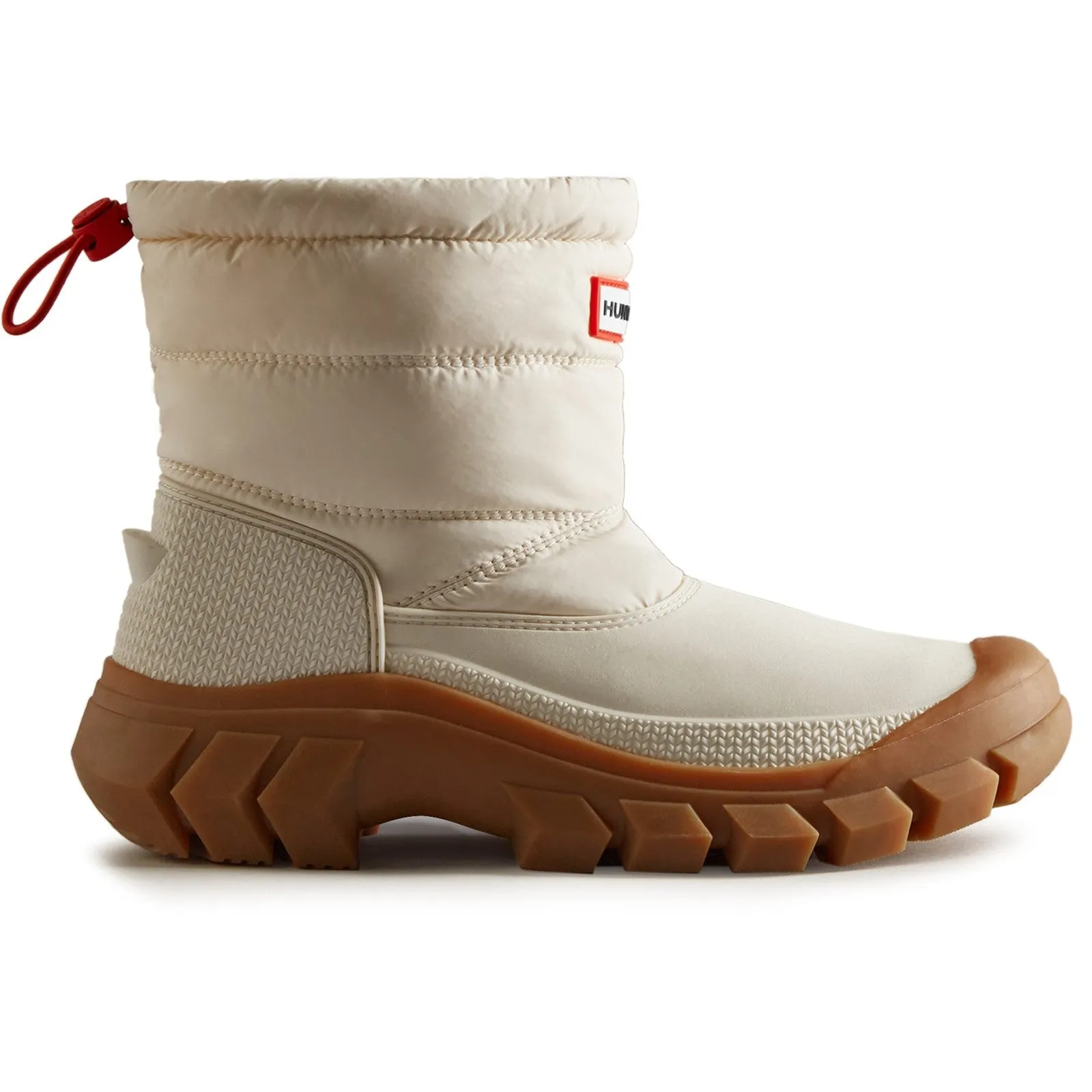 Hunter Womens Beige WFS2108WWU-WWG Intrepid Short Snow Boots