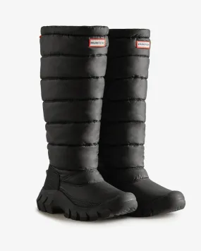 Hunter Womens Black WFT2108WWU-BLK Intrepid Tall Snow Boots