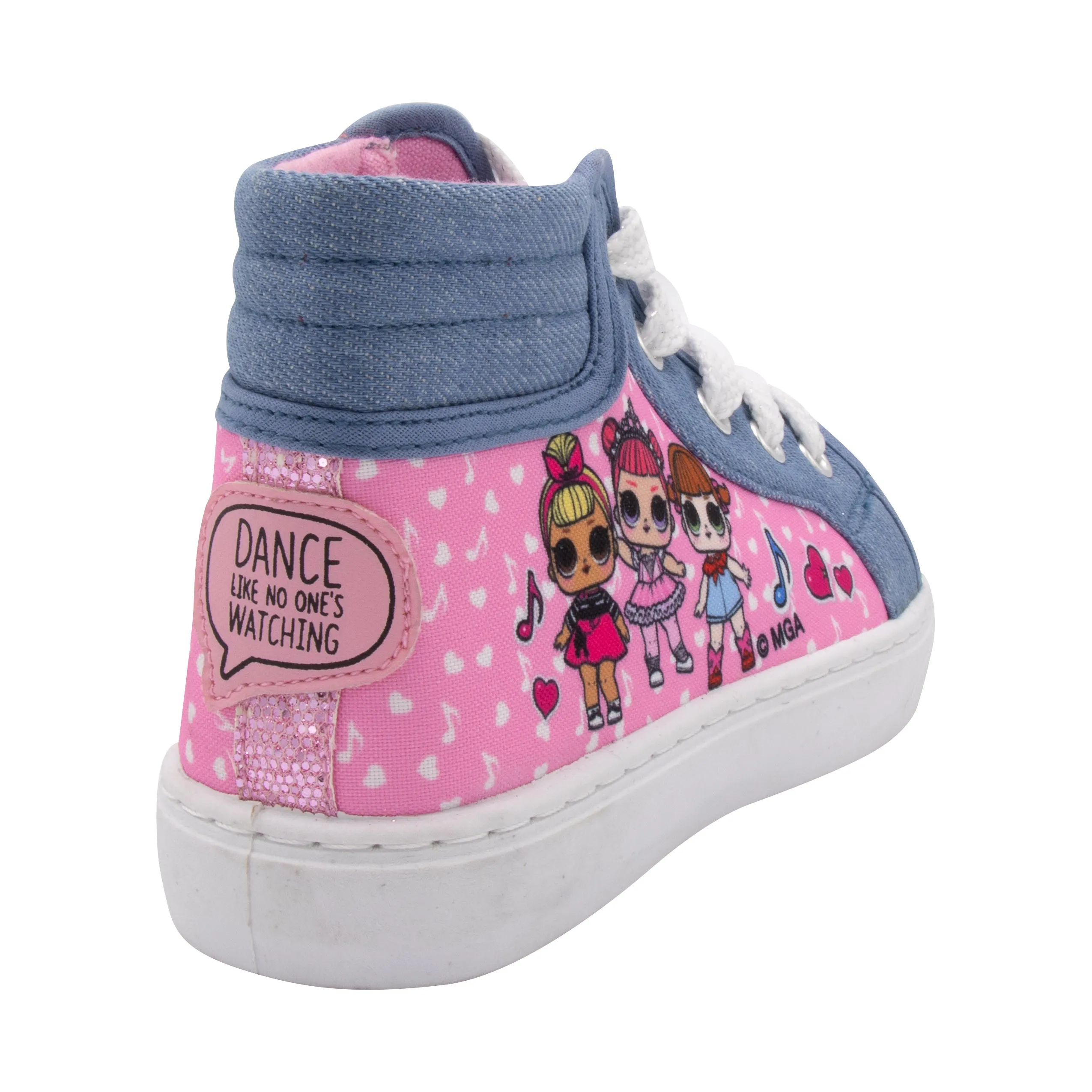 L.O.L. Surprise! Girls Hi-Top Canvas Sneaker