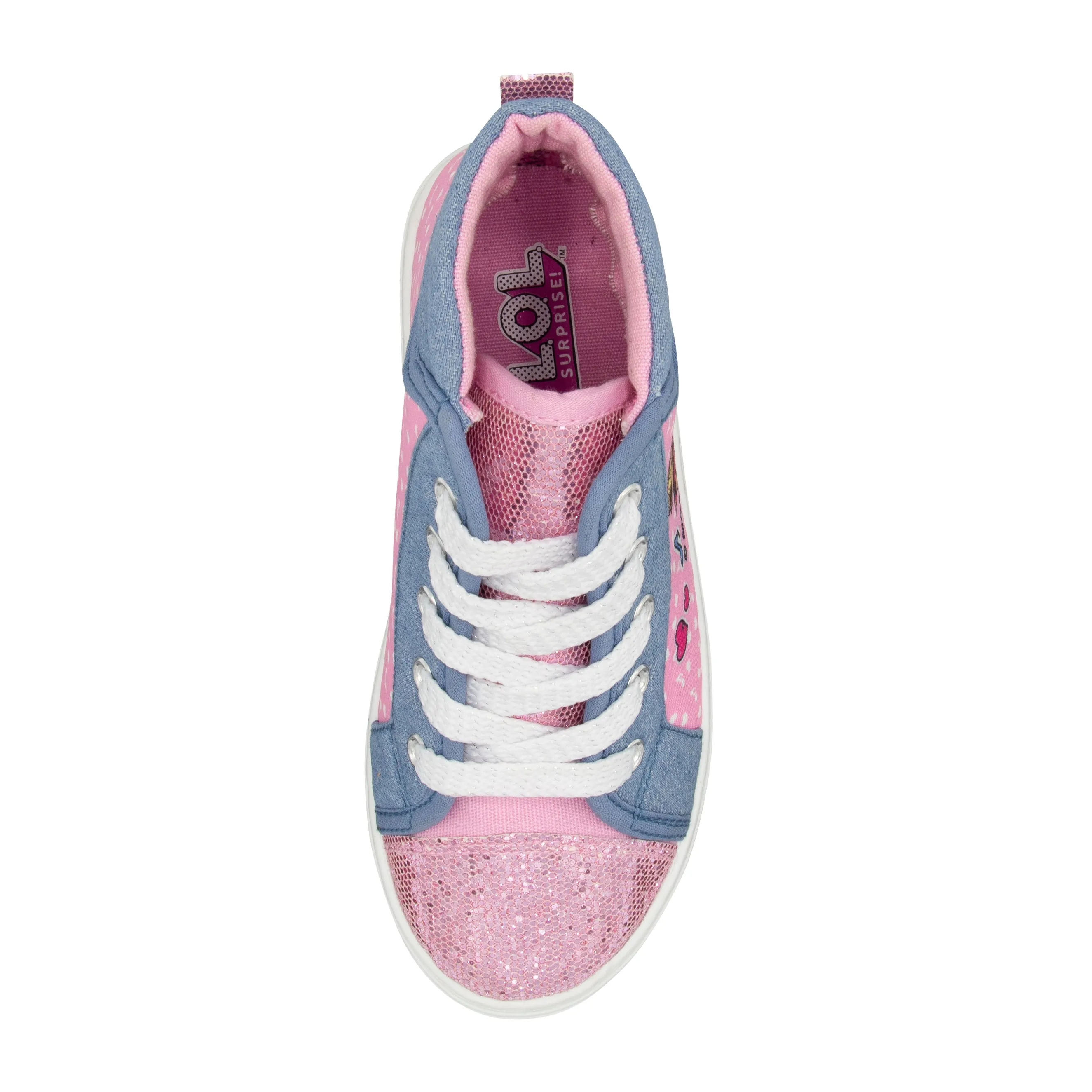 L.O.L. Surprise! Girls Hi-Top Canvas Sneaker