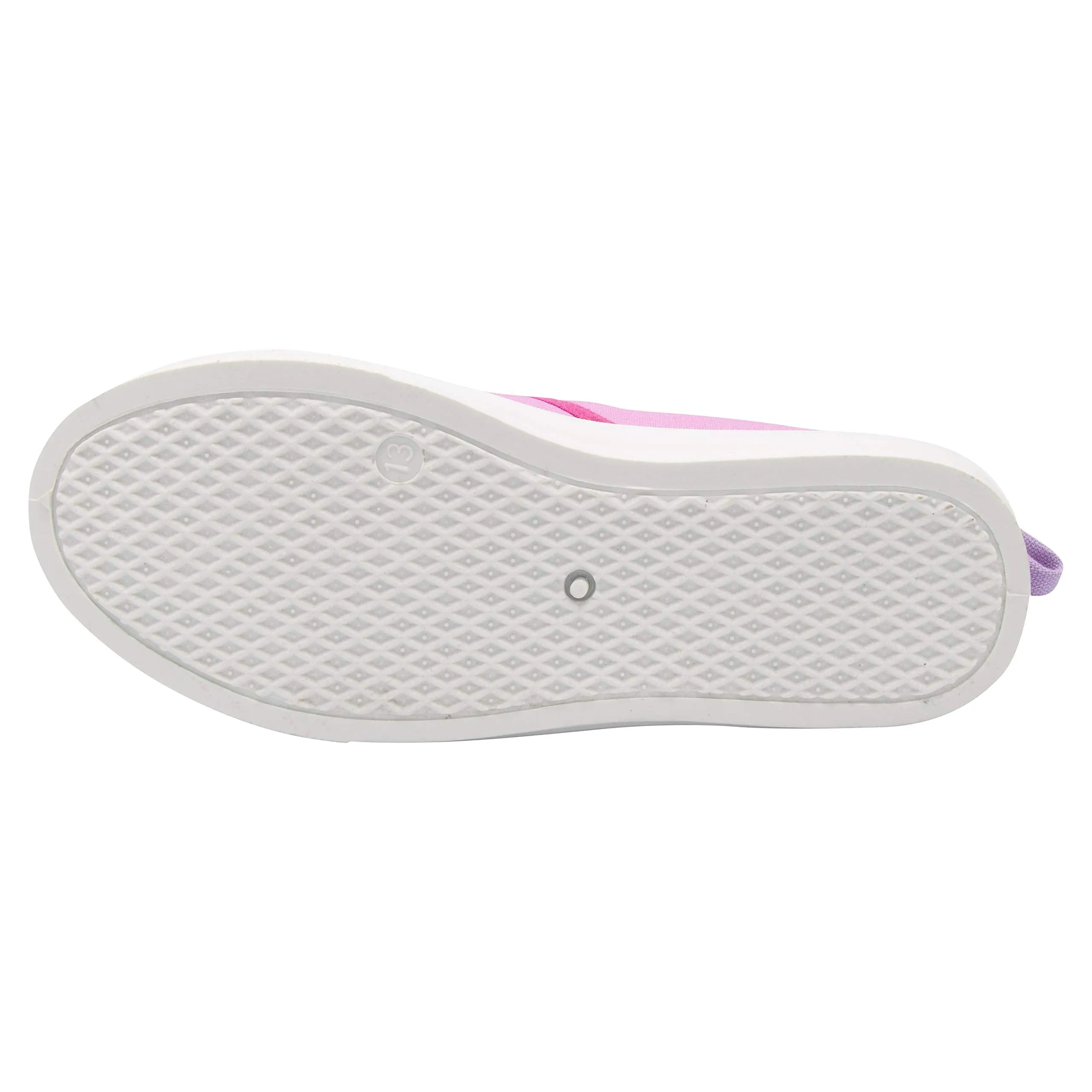 L.O.L. Surprise! Girls Slip-On Canvas Sneaker; Pink Size 2