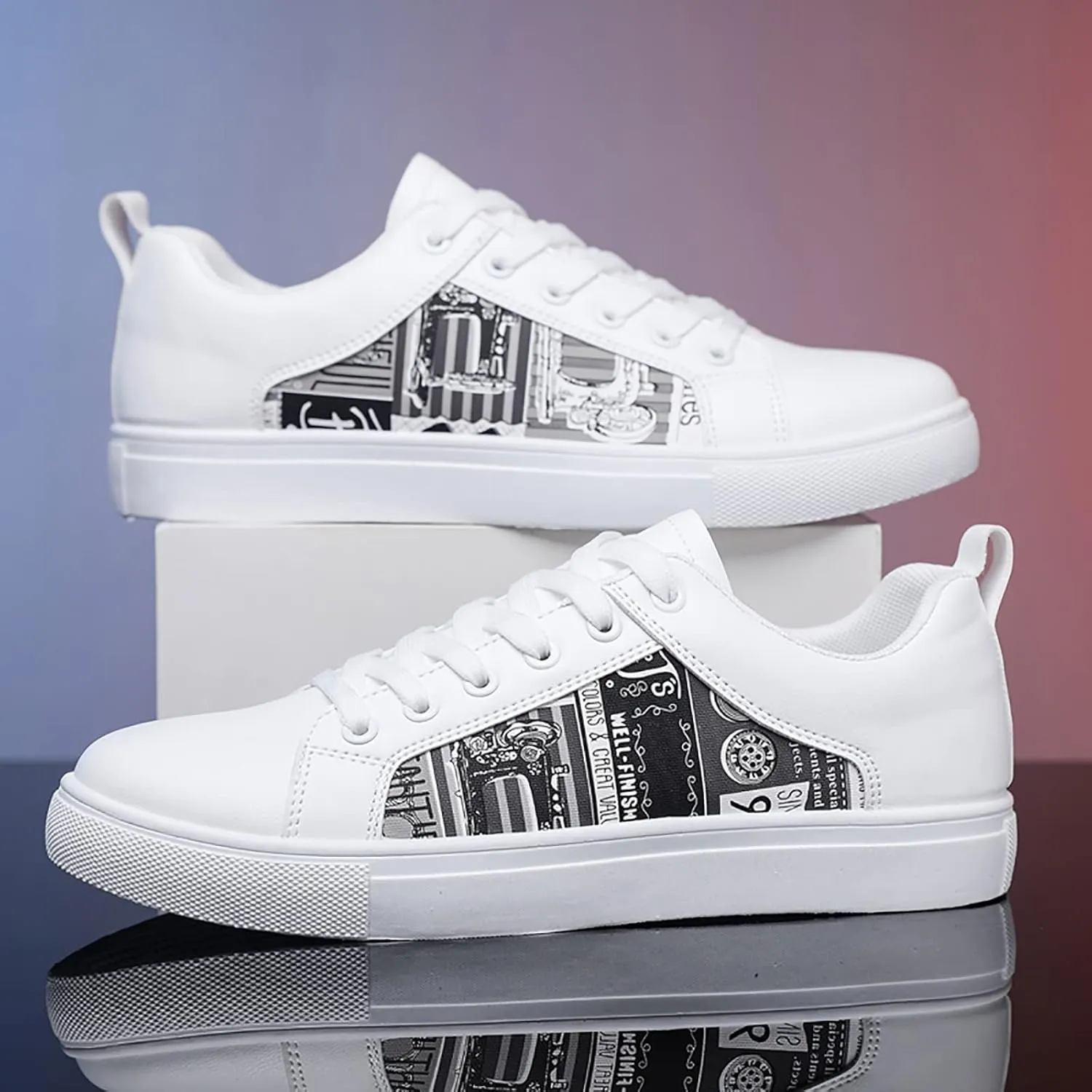 Low Top Sneakers for Women Comfortable Breathable Thick Sole Running Shoes Lace-Up Retro Sneaker Wide Width Slip On Walking Shoes