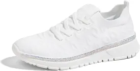 LUCKY STEP Women 's Mesh Slip on Sneaker Elastic Sock Knit Comfortable Breathable Lightweight Fashion Casual Walking Shoes