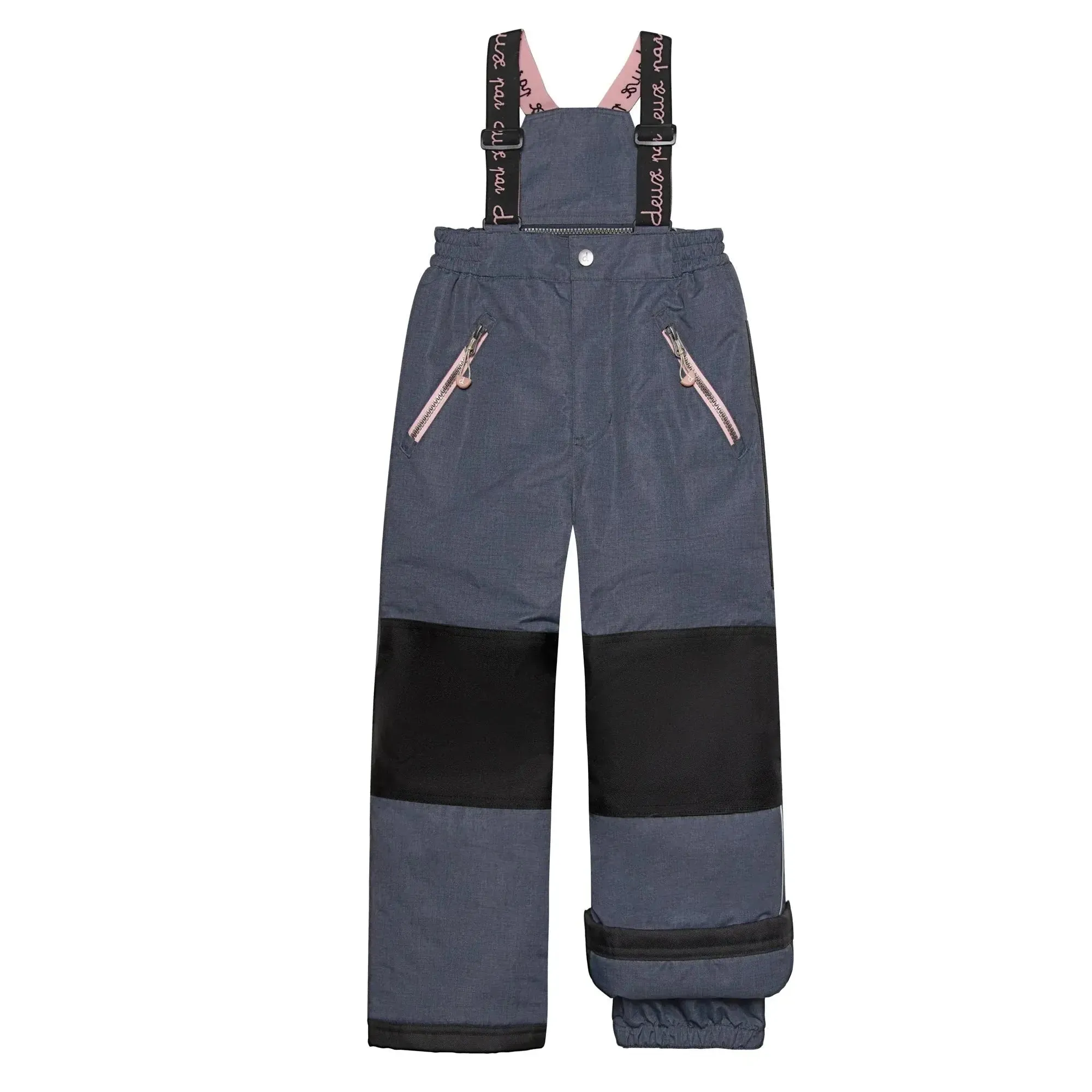 Mini Roses Two Piece Girls Snowsuit With Printed Jacket Dusty Rose | DEUX PAR DEUX