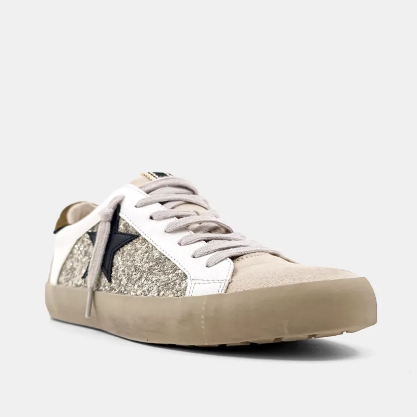 Paula Goose Sneakers - Pearl Glitter