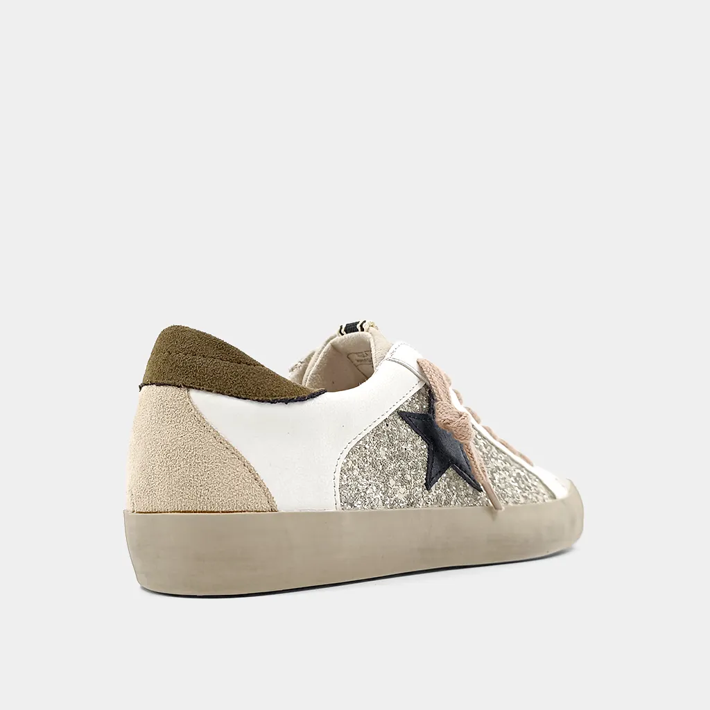 Paula Goose Sneakers - Pearl Glitter