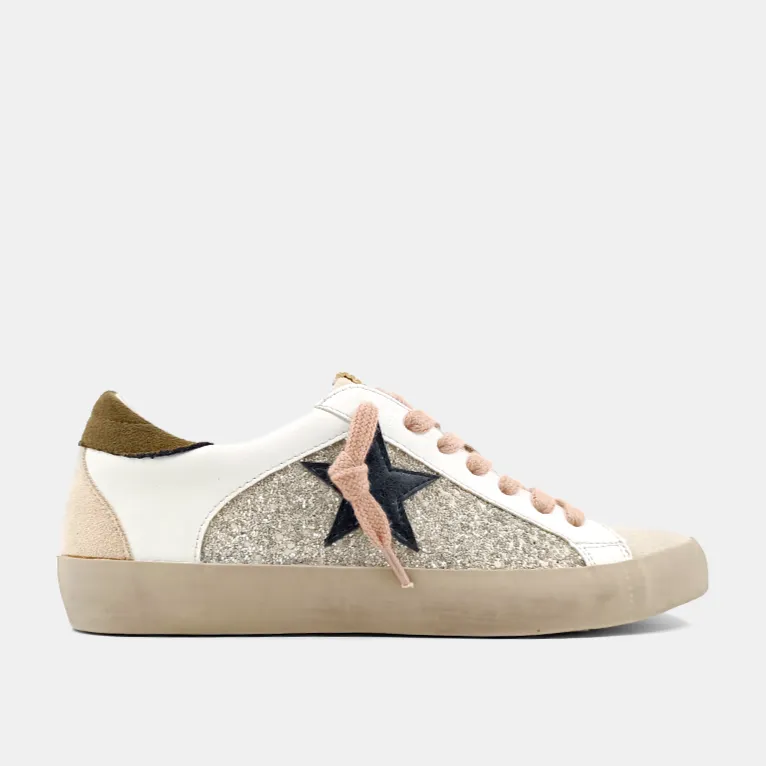 Paula Goose Sneakers - Pearl Glitter