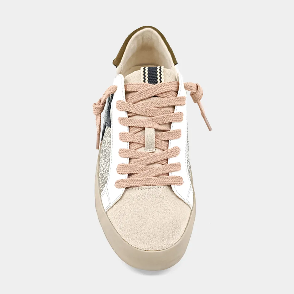 Paula Goose Sneakers - Pearl Glitter