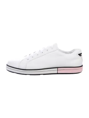 PRADA White Leather Sneakers Trainers Shoes 36 UK 3 US 6 ladies