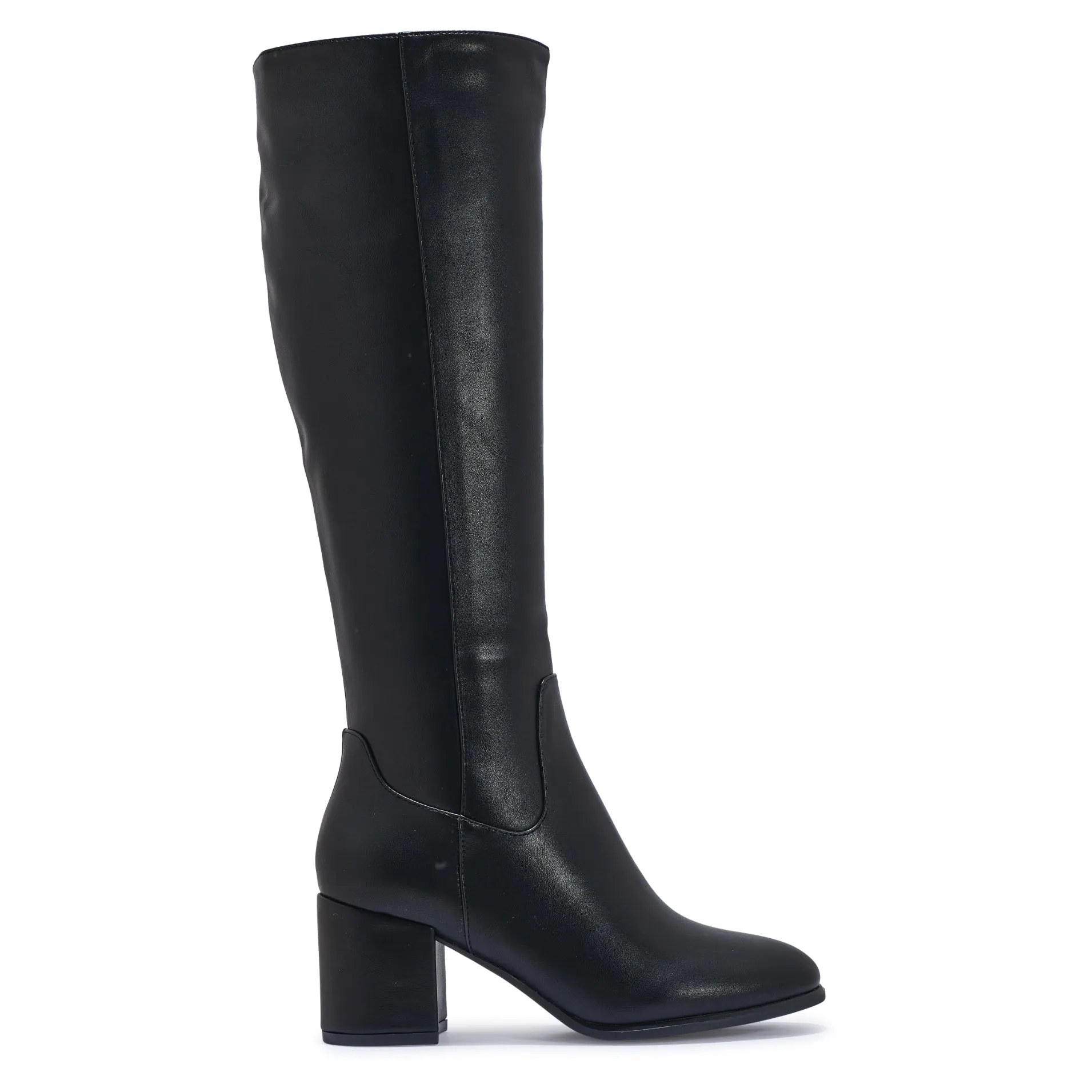 PUNCH5 – PUNCH5 CALF HEIGHT BLOCK HEEL BOOT
