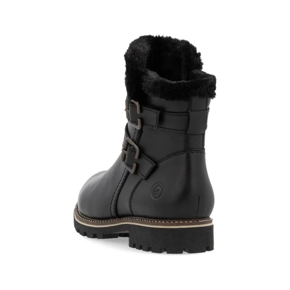 Remonte Samira 84 Black Leather Boot (Women's)