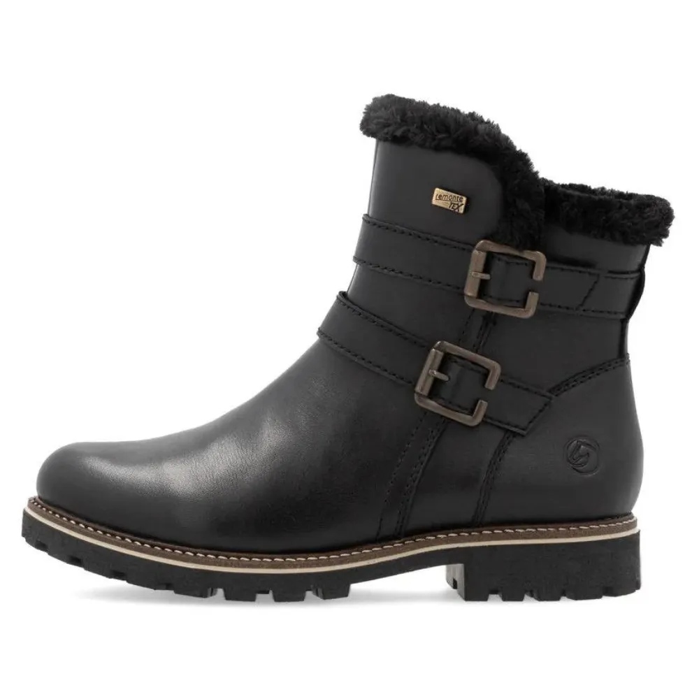 Remonte Samira 84 Black Leather Boot (Women's)