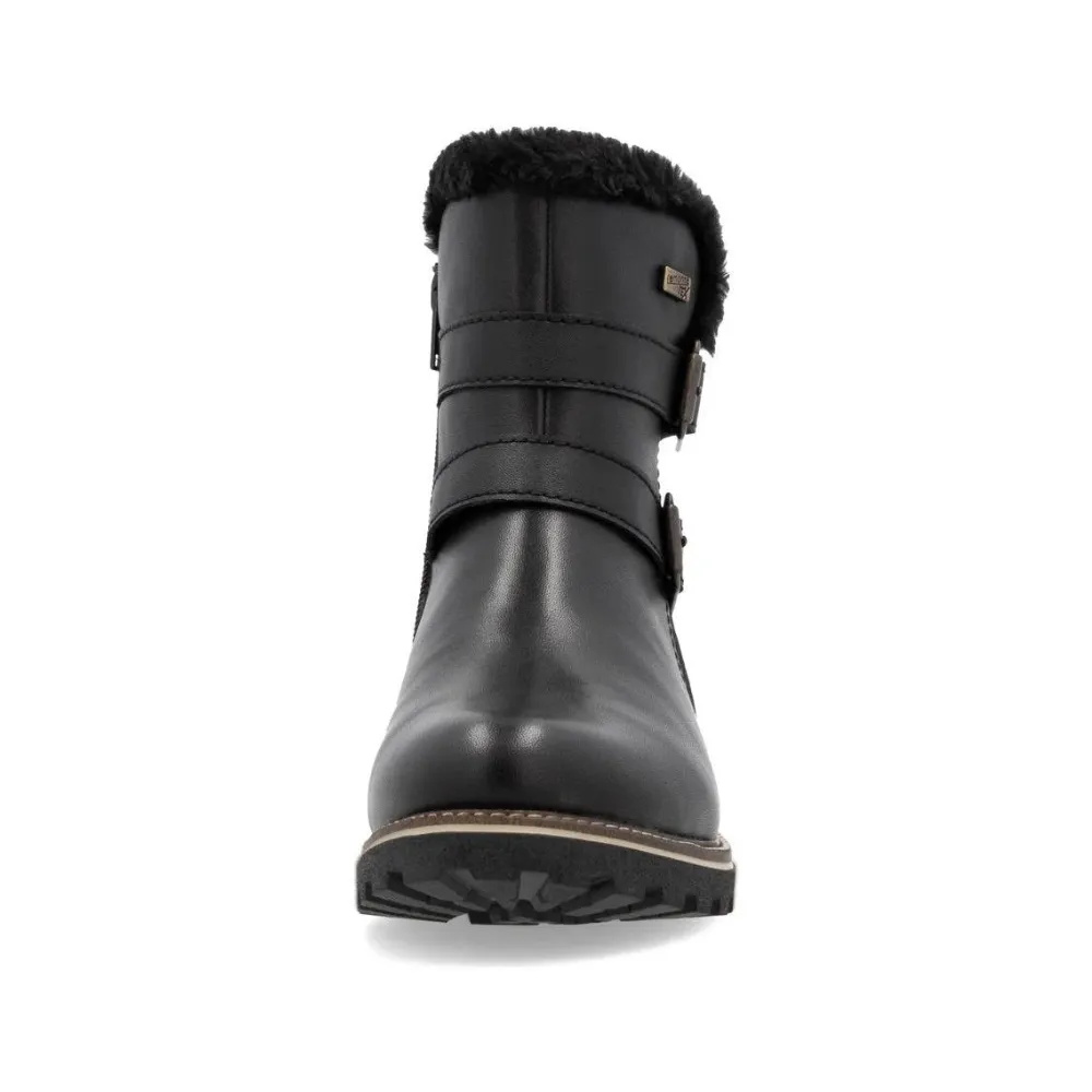 Remonte Samira 84 Black Leather Boot (Women's)