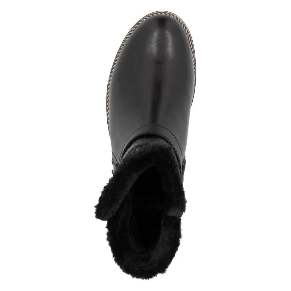 Remonte Samira 84 Black Leather Boot (Women's)