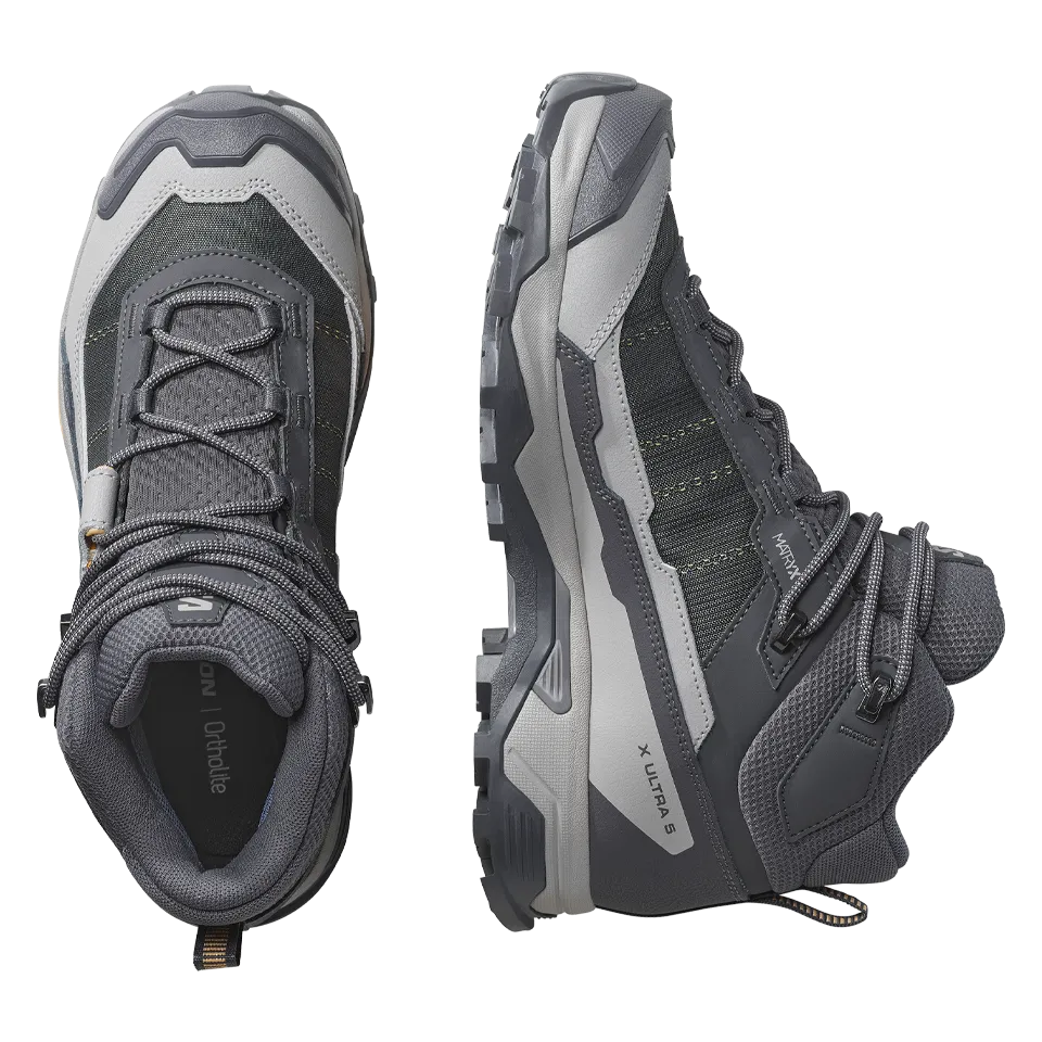 Salomon Women's X Ultra 5 Mid GTX Nine Iron/Gull/Soft Clay