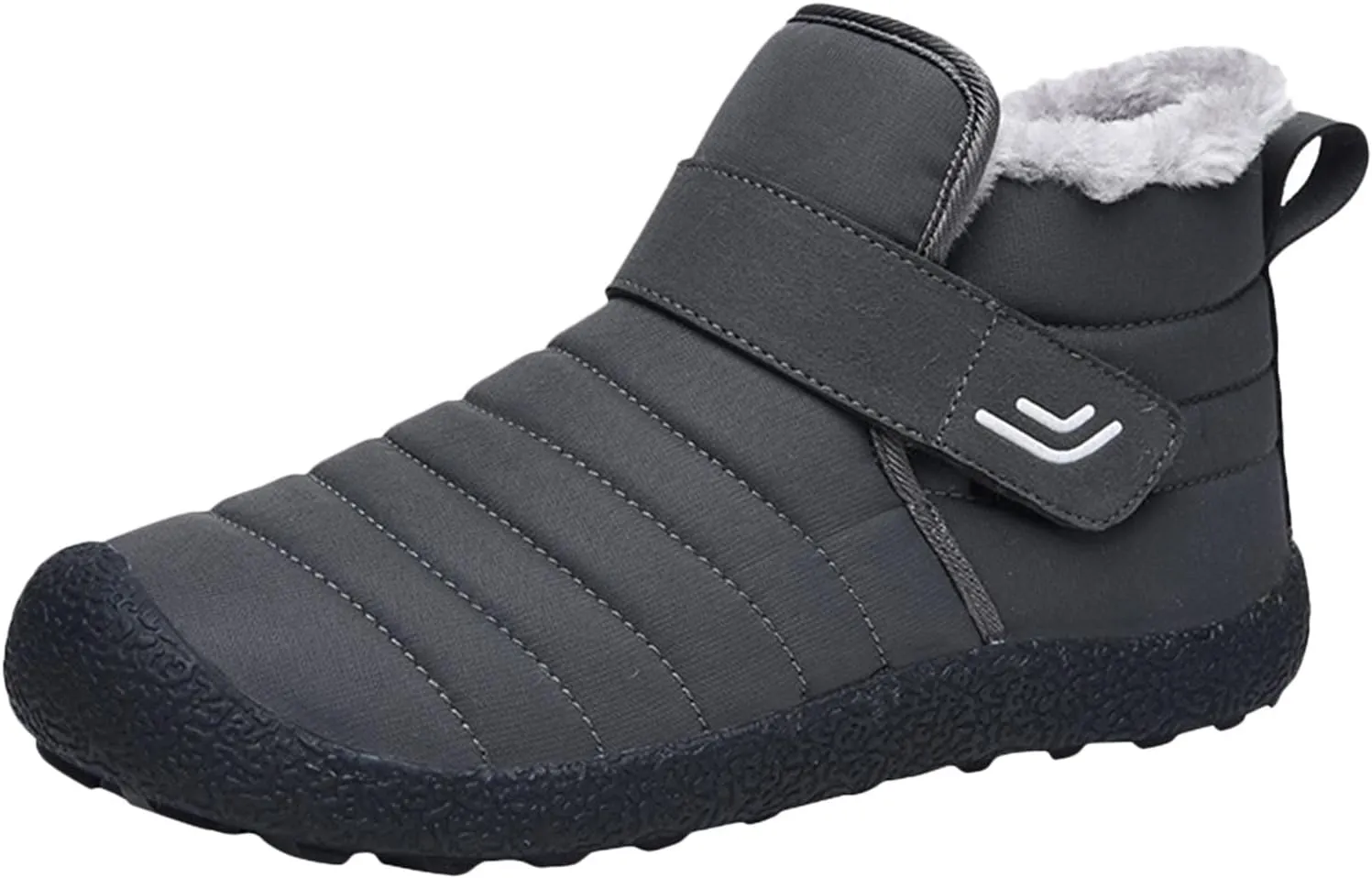 Snow Boots for Teen Girls Waterproof Insulated Fur Boots Outdoor Walking Shoes Fur Lined Short Ankle Booties Winter Boots