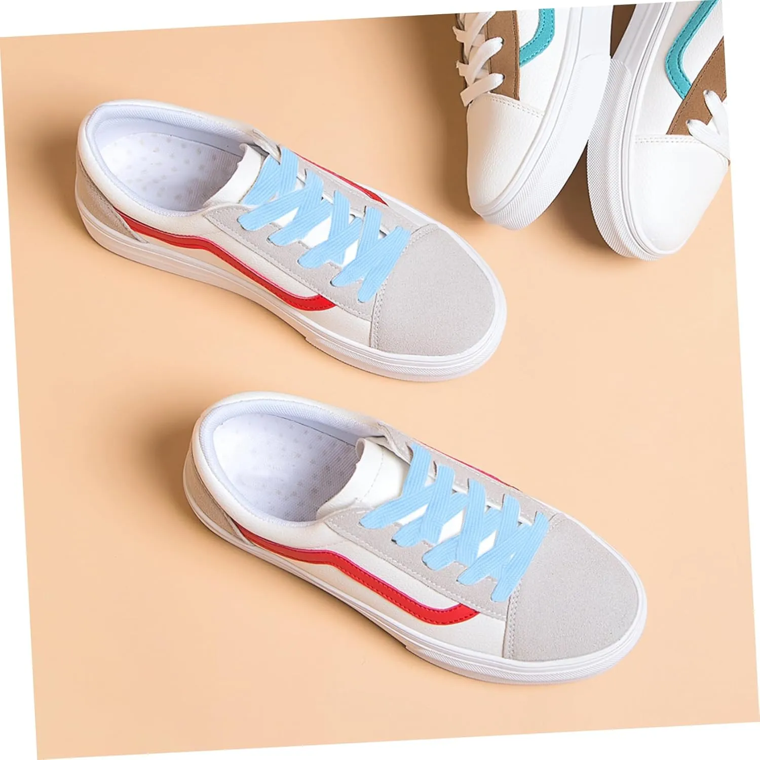 Sports Shoe Laces Shoes Laces for Sneakers Shoe Shoe Laces for Trainers Elastic Laces Elastic Shoe Laces