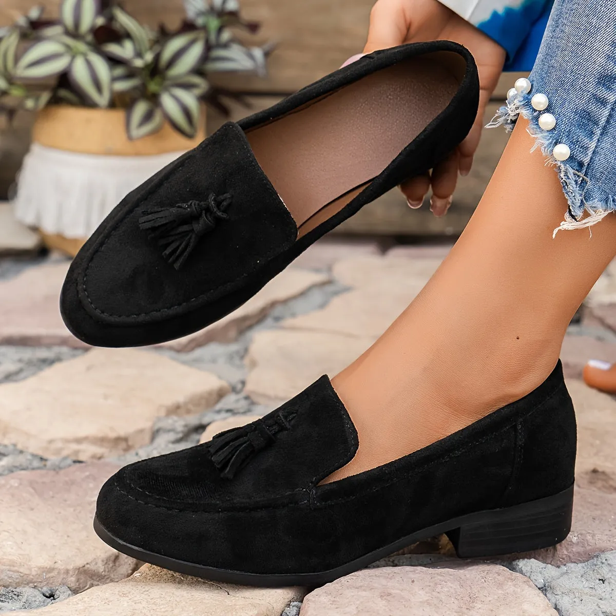 Tassel Loafers-Casual Slip-on-schoenen met zachte zool