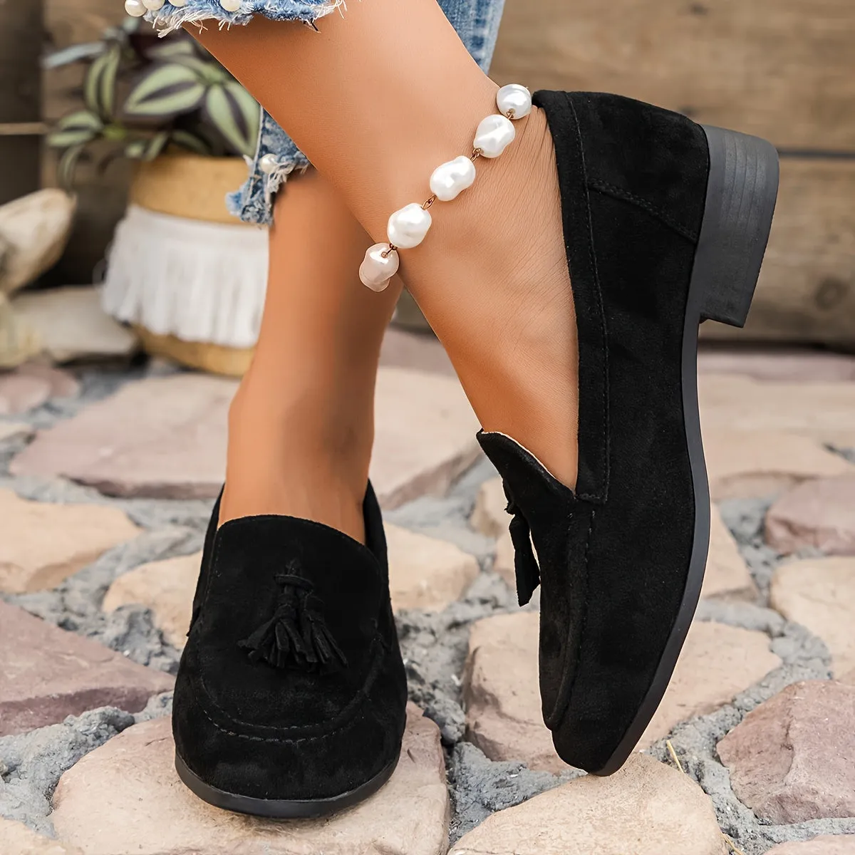 Tassel Loafers-Casual Slip-on-schoenen met zachte zool