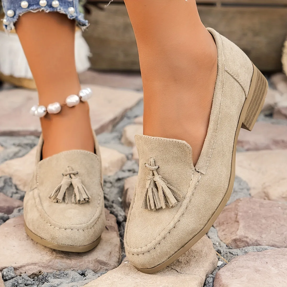 Tassel Loafers-Casual Slip-on-schoenen met zachte zool