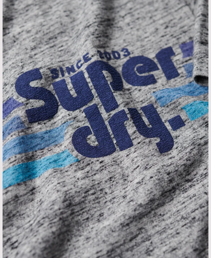 Terrain Striped Logo T-Shirt - Flint Grey Grit