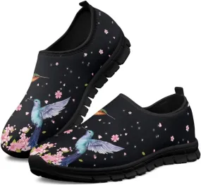 Unisex Upper Mesh Kint Loafers Women Men Elastic Slip-on Sneakers Comfort Walking Tennis Shoe