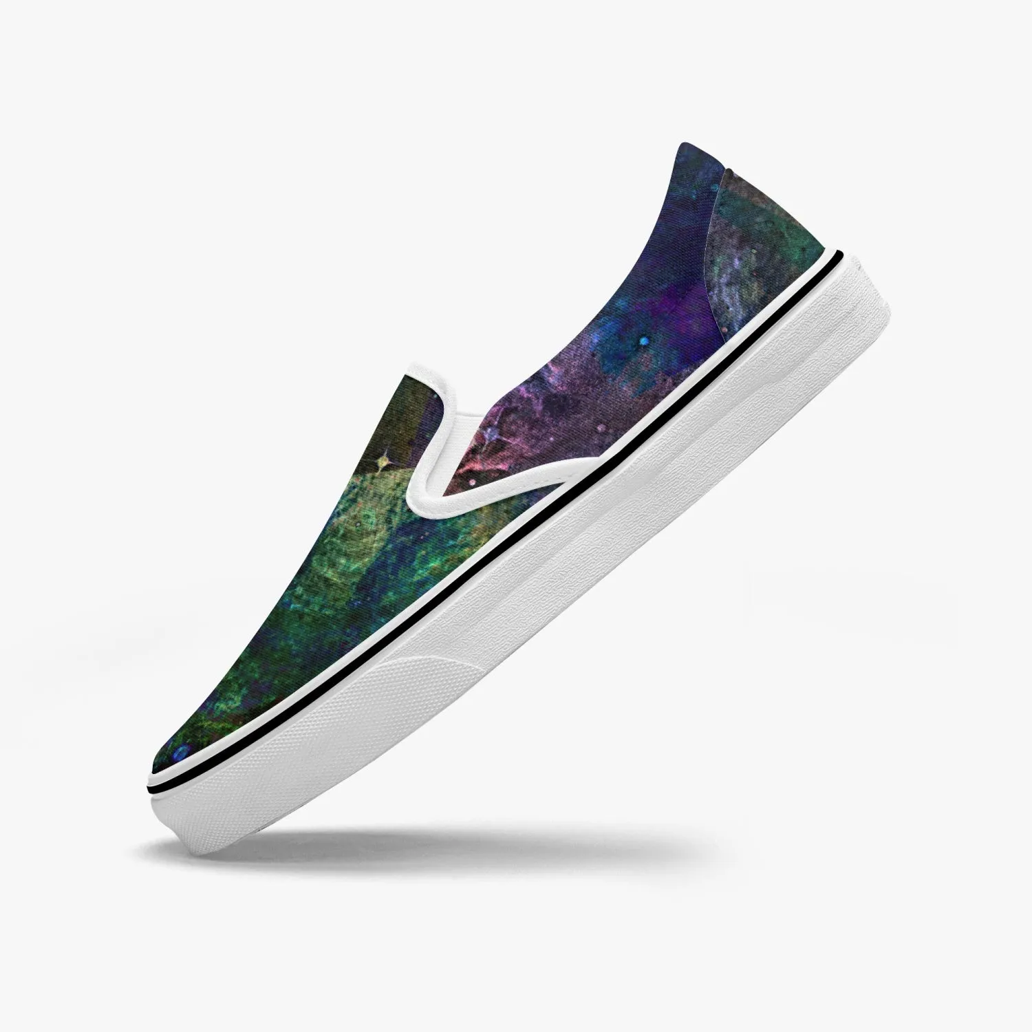 Valendrin Split-Style Psychedelic Slip-On Shoes