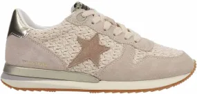 Vintage Havana Womens Rock Metallic Slip On Sneakers Shoes Casual - Beige