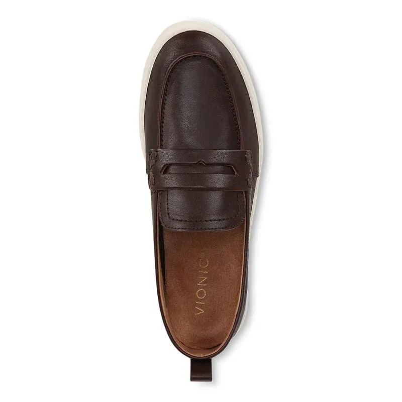 Vionic Women's Uptown II Loafers- Dark Brown