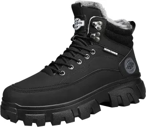 Women Winter Boots with Zipper Mens Hiking Sneakers Ankle Booties Waterproof Shoe Barefoot Shoes Grounded Footwear Steel Toe Shoes for Men Men Snow Booties